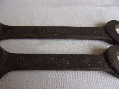 2 Vintage Austin open ended spanners for 1 bid
