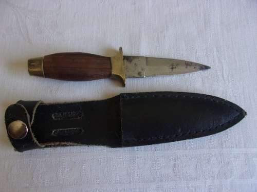 A D.O.W. hunting knife and small Pakistani dagger for 1 bid