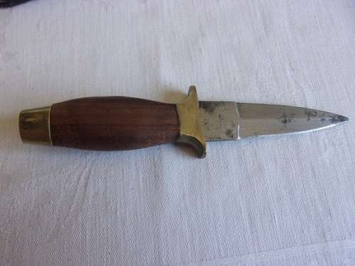 A D.O.W. hunting knife and small Pakistani dagger for 1 bid