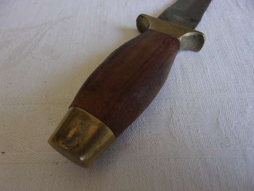 A D.O.W. hunting knife and small Pakistani dagger for 1 bid