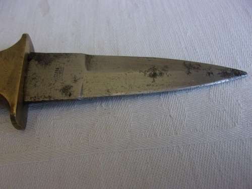A D.O.W. hunting knife and small Pakistani dagger for 1 bid