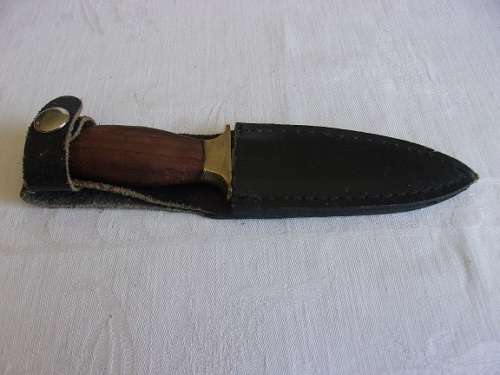 A D.O.W. hunting knife and small Pakistani dagger for 1 bid