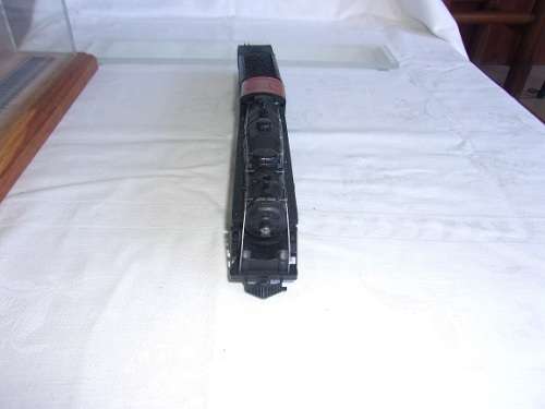 Vintage Mantua Boston & Albany model locomotive & tender in display case