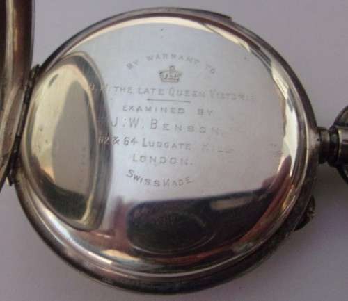 Antique .935 silver Repeater Swiss Made (Omega?) pocket watch examined by J.W. Benson
