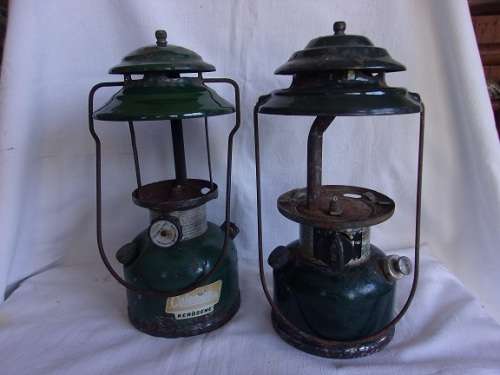 2 Vintage Coleman pressure lanterns for restoration/ parts - both for 1 bid