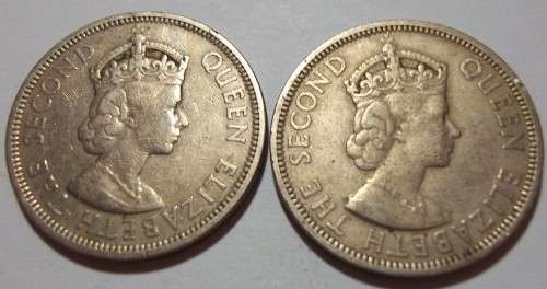 4 Elizabeth 11 Seychelles One Rupee coins - bid per coin to take all
