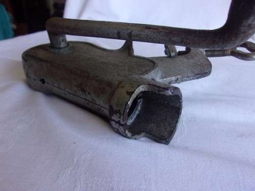 Vintage PHR cast iron countertop corkscrew