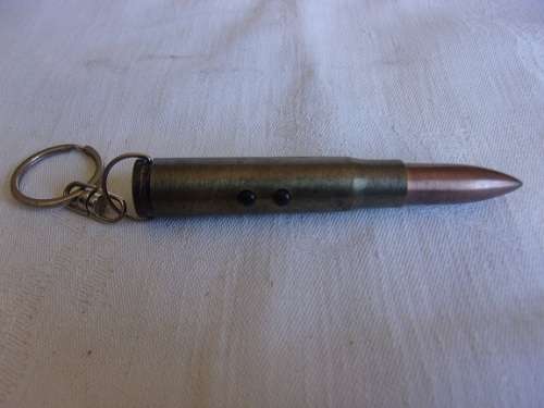 Real Barrett 50 bullet keyring and presentation pointer