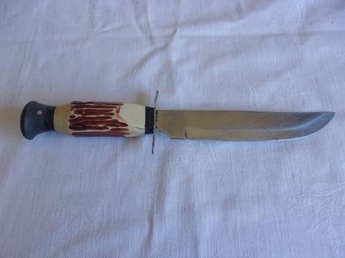 Vintage Inox Tramontina Bowie/ hunting knife with sheath
