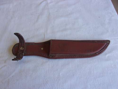 Vintage Inox Tramontina Bowie/ hunting knife with sheath