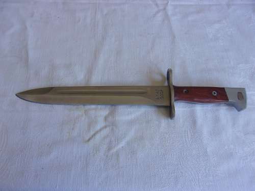 Reproduction AK-47 CCCP bayonet with scabbard