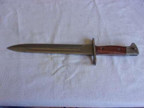 Reproduction AK-47 CCCP bayonet with scabbard