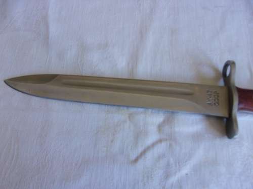 Reproduction AK-47 CCCP bayonet with scabbard