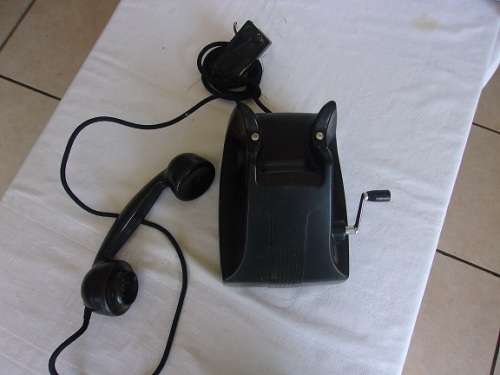 Vintage GEC TEL/47P/MTU Magneto table telephone