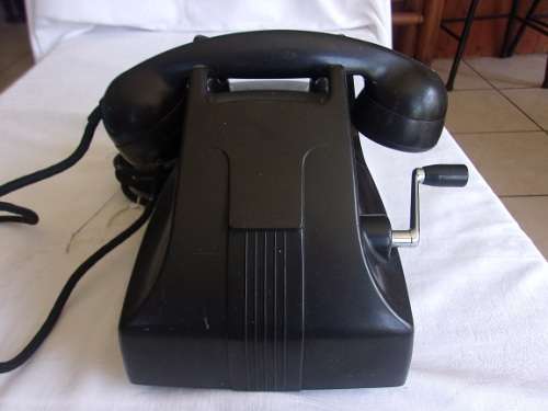 Vintage GEC TEL/47P/MTU Magneto table telephone