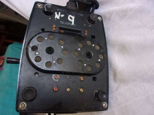 Vintage GEC TEL/47P/MTU Magneto table telephone