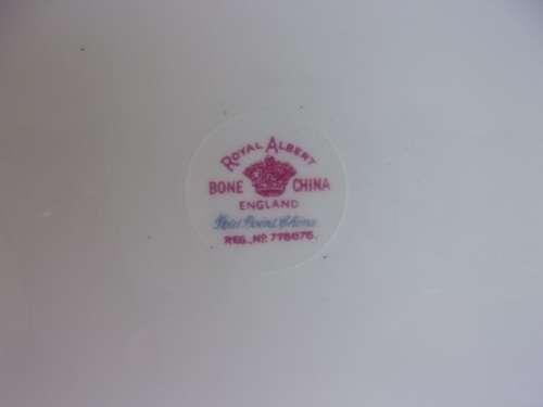 Vintage Royal Albert "Petit Point" tea trio - Reg. No. 778676