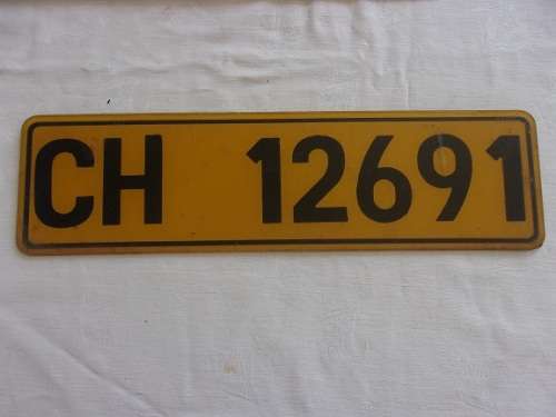 Vintage Transkei (Umtata) and Queenstown number plates for 1 bid