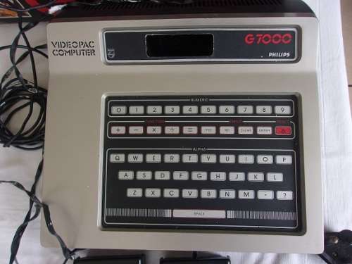 Vintage Philips Videopac Computer G7000 plus 5 game cartridges - untested