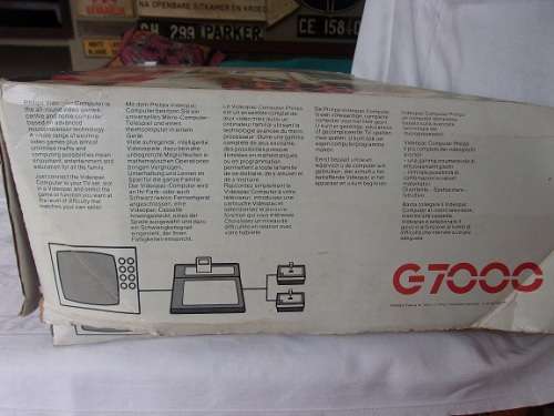 Vintage Philips Videopac Computer G7000 plus 5 game cartridges - untested