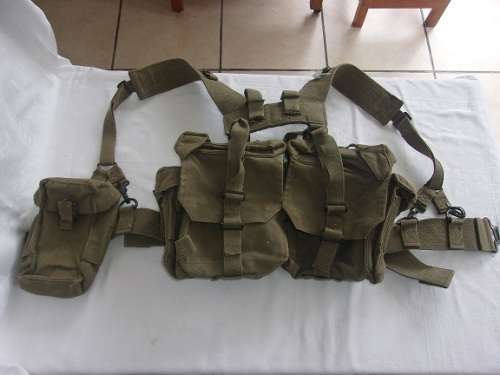 Full vintage SADF webbing
