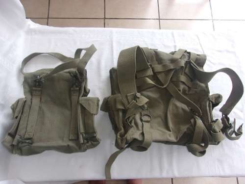2 Vintage SADF border war bags for 1 bid