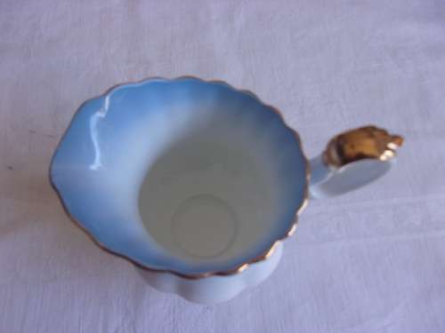 Vintage Royal Albert "Rainbow" cake plate, creamer & 2 trios for 1 bid