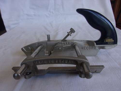 Vintage Record No. 044C Plough Plane with cutters & original box