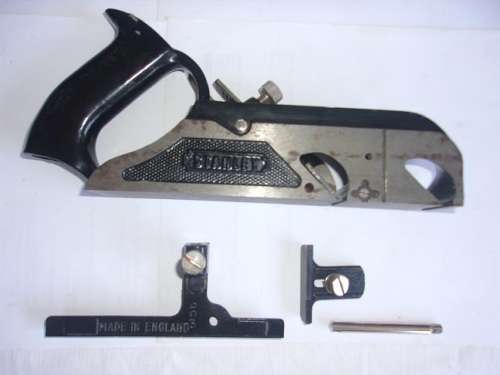 Vintage Stanley No. 78 duplex rabbet plane with fence & depth gauge in box