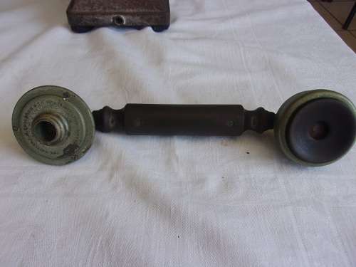 Antique British L.M. Ericsson crank table top telephone