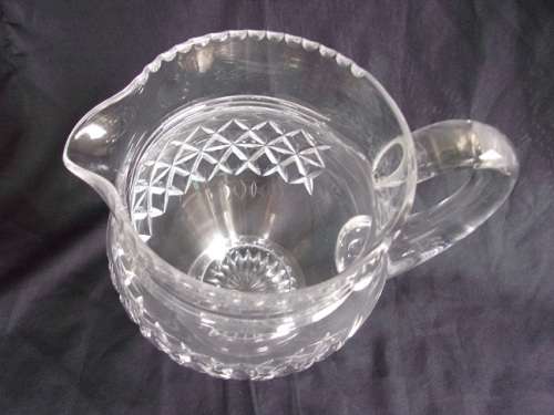 Vintage quality crystal large cordial jug