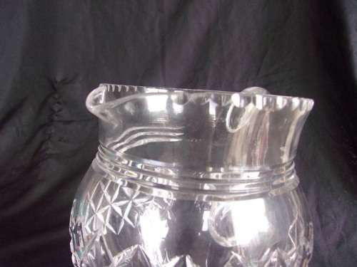 Vintage quality crystal large cordial jug