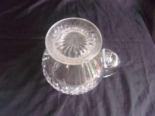 Vintage quality crystal large cordial jug