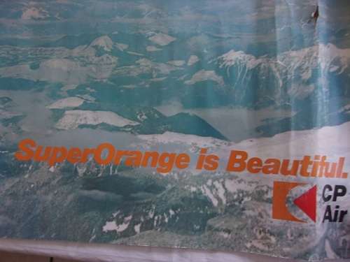 Vintage KLM and CP Air posters for restoration - 1 bid for both