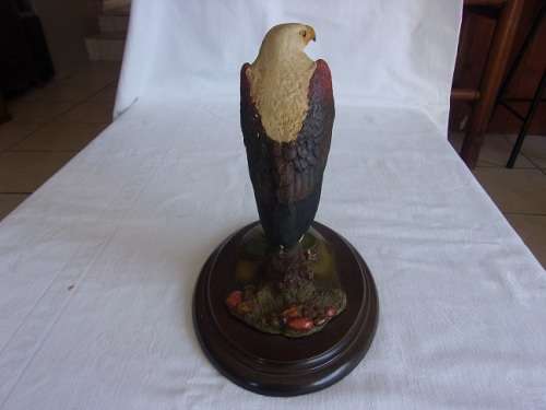Limited edition Silkwood on Knysna Trust Eagle figurine - John Blignaut