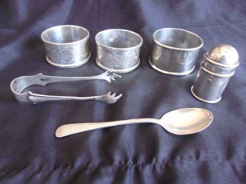 Lot of antique Sterling silver items for 1 bid - 88,7g