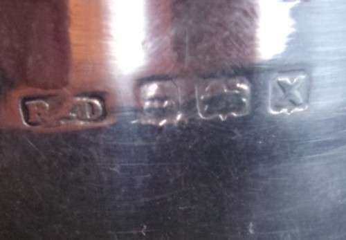 2 Vintage Sterling silver open salts for 1 bid - 50,6g