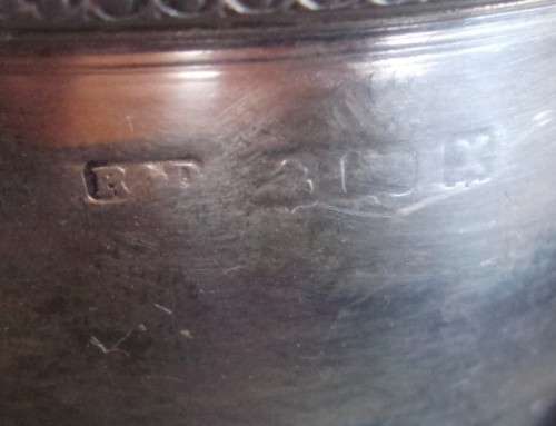 2 Vintage Sterling silver open salts for 1 bid - 50,6g