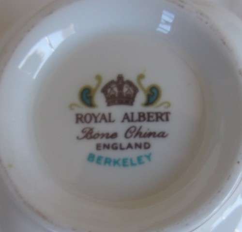Vintage Royal Albert Berkeley tea trio