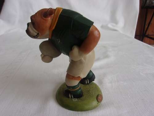 Limited edition Robert Harrop Designs Doggy People rugby figurine - South Africa