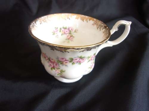 Vintage Royal Albert Dimity Rose tea trio
