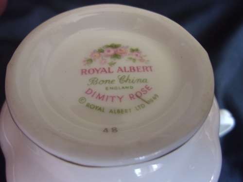 Vintage Royal Albert Dimity Rose tea trio