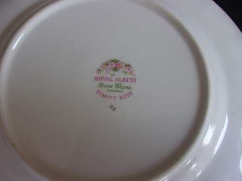 Vintage Royal Albert Dimity Rose tea trio