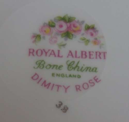 Vintage Royal Albert Dimity Rose tea trio