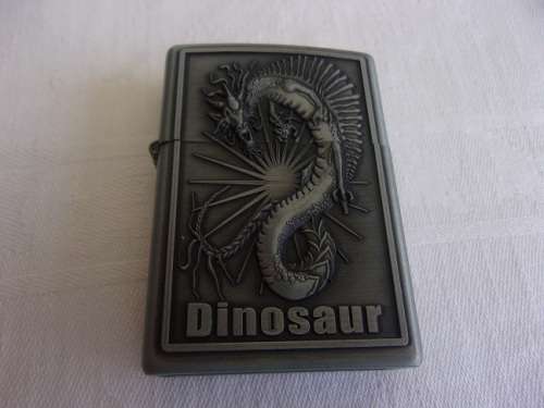Boxed Smoking Set of 4 Jiantai fuel cigarette lighters - dinosaur theme