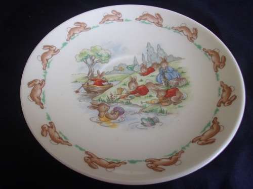Vintage Royal Doulton Bunnykins 5 piece breakfast set - Golden Jubilee Celebration collection
