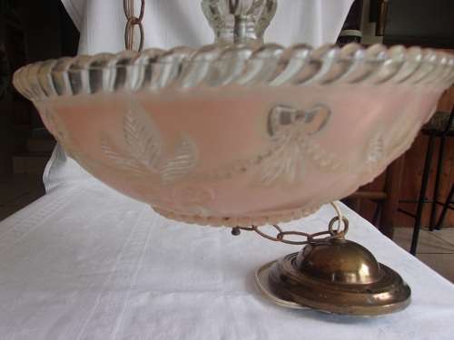 Vintage chandelier made by the International Brotherhood of Electric Workers - USA