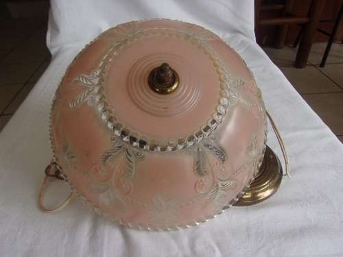 Vintage chandelier made by the International Brotherhood of Electric Workers - USA