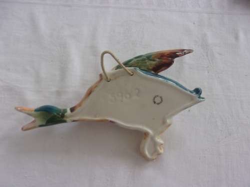 3 Vintage porcelain Mallard flying duck wall ornaments - 2 Beswick