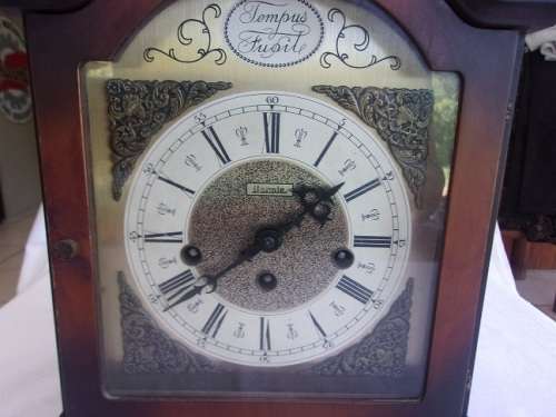 Vintage Franz Hermle Tempus Fugit bracket mantel clock - not working